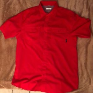 Columbia Omni wick button-down shirt